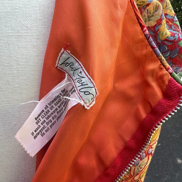 Vintage Lord & Taylor Floral Long Sleeve Maxi Dress - Picture 10 of 11